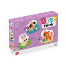 пазл 3 в 1 "Домашні тварини" Dodo Toys  300395