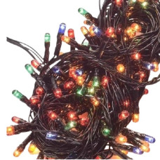 електрогірлянда 100 ламп, чорний провід, мульти колір  1010-01