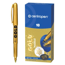 маркер Centropen 2690 перманентний тонкий золотий  (10/200)