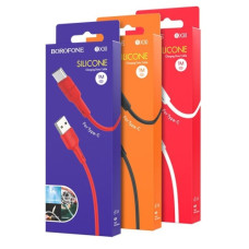 кабель Borofone USB to Type-C silicone 1м. 3A  BX30