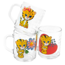 кружка "Green Tea" 200мл. символ года Тигры микс  8099/1335