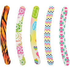 пилка для нігтів "бумеранг" з малюнком 17,5х1,8см.   X1-08/106405  (50/3000)