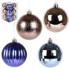 кульки ялинкові в кор. 6см. 12шт.  9701  (12/288)