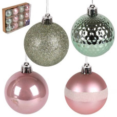 кульки ялинкові в кор. 6см. 12шт.  9663  (12/384)