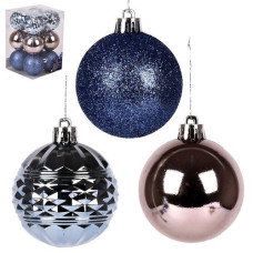 кульки ялинкові в кор. 6см. 12шт.  9687  (12/432)