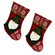 новорічна шкарпетка для подарунків 36см.  R95818  (300)