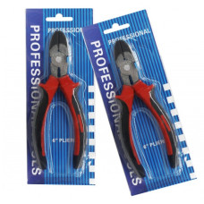 кусачки 6" мет. кругл. с массаж. пл. руч. на листе  6-2-2  (120)