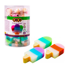 гумка Zibi прямокутна Ice cream 26х57х13мм.  ZB.5423  (40/800)