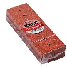 макуха пиляна Fanatik Кекс Полуниця 4 кубики  KEKS-POLUNYTSYA