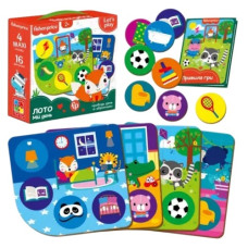 гра настільна "Fisher Price. Лото. Мій день"  Vladi Toys  VT2910-02