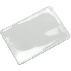 обкладинка Tascom на банківську картку ПВХ прозора 200мкр.  61-Bk  (20)