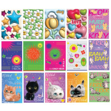 блокнот Рюкзачок А6/32арк., карт. обкл., на скобі  ЗК-16  (100)