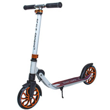 самокат двоколісний Scale Sports білий, колеса 200мм., кермо 86/91/96см., max 100кг.  SS17