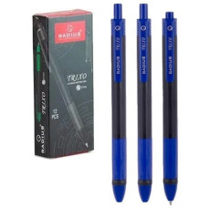ручка Radius Trixo кульк. автом. масл. синя, чорний корпус  (12/144/1728)