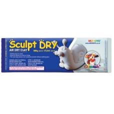 маса для моделювання Mungyo самозастигаюча біла 500гр. "Sculpt Dry"  985505