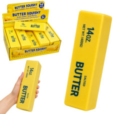 іграшка-антистрес сквіш Butter масло жовте велике 23см.  712374  (10/100)