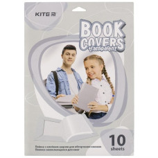 плівка для обгортання книг Kite 50х36см. набір 10арк., прозора  К20-306  (1/40)