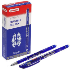 ручка Norma "пиши-витирай" гелева синя 0,38мм.  3177-06N  (12/144/2304)