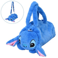 сумочка LS 18х10х10см., 2 короткі та 1 довга ручки, 1 від., плюш, в кул. 21х15х9см.  K24-R116  (72)