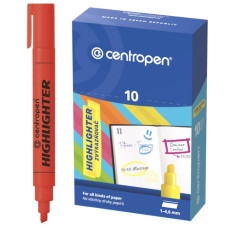 текст-маркер Centropen 8852 клиноподібний червоний  (10/200)