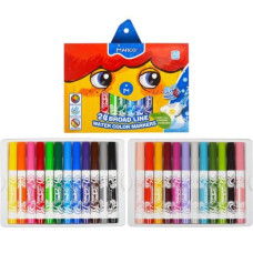 фломастери Marco JUMBO Super Washable 24кол. карт. упак.  1632-24СВ  (6/24)