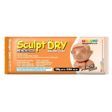 маса для моделювання Mungyo самозастигаюча персикова 250гр. "Sculpt Dry"  MF250