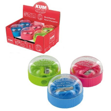 чинка KUM з контейнером пласт. кругла 1 отв.  210К  (12)