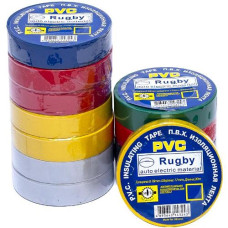 ізоляційна стрічка RUGBY ПВХ 20м. мікс  (12/480)