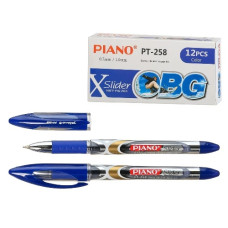 ручка Piano РТ-258 кульк. масл. синя  (12/144/1728)