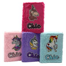 блокнот J.Otten 21903-2 пухнастий "Єдиноріг" 19х13см., 60арк., 70гр./м2, лінія  (24/144)