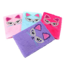 блокнот J.Otten 5124-А5 пухнастий "Кішки" А5/80арк., 80гр./м2, клітинка  (60/120)