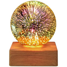 нічник 3D Куля, RGB+Warm Light  MYT-10257 (20)