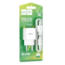 зарядний пристрій Hoco Leisure на 1 USB + шнур iP  C106A