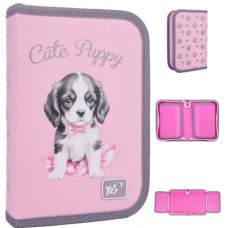 пенал YES 533706/НР-04 твердий одинарний з двома клапанами "Doggy Princess"