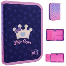 пенал YES 533660/НР-03 твердий одинарний з одним клапаном "Little Queen"