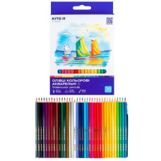 олівці кольор. Kite Classic акварельні 36кол.  К-1052  (8/80)