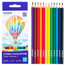 олівці кольор. Kite Classic 12кол.  К-051  (12/240)