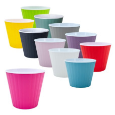 горщик для квітів Алеана з подвійним дном "Ібіс" 13х11,2см.  (15/195)