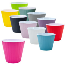 горщик для квітів Алеана з подвійним дном "Ібіс" 17,9х14,7см.  (15/90)