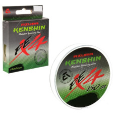 шнур Azura Kenshin PE X4 150м. #0,5-0,117мм. 3,2кг. 7lb Chartreuse  AKN-05