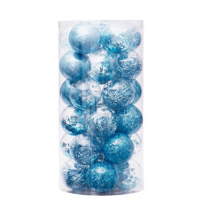 кульки ялинкові в колбі 6см. 30шт. 9550-B  (30/540)