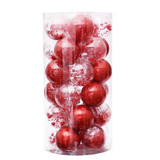 кульки ялинкові в колбі 6см. 30шт. 9550-R  (30/540)