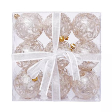 кульки ялинкові в кор. 7см. 18шт. 9560-G  (18/432)