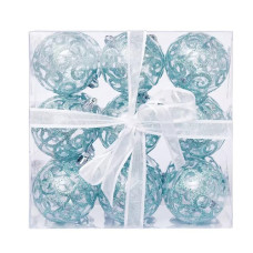 кульки ялинкові в кор. 7см. 18шт. 9560-Mint  (18/432)