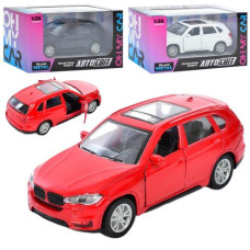 джип АвтоСвіт 1:36, мет. інерц. 12см., відч.дв., гум. кол., в кор.14,5х7,5х6,5м.  AS-2229  (48)