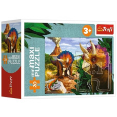 пазли Trefl   20 елем. Дослідження світу динозаврів  21139