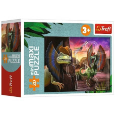 пазли Trefl   20 елем. Дослідження світу динозаврів  21136