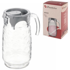 глечик Rings 1,7л., h-23,5см., з сірою кришкою  43794g  (6)