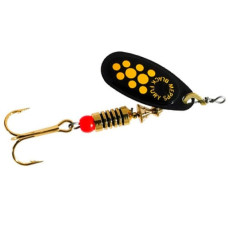 блешня обертова Mepps Black Fury Black/Yellow 6,5гр.  BF3JANO-bc