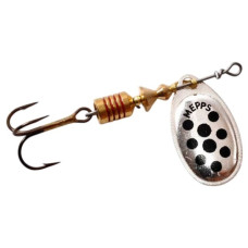 блешня обертова Mepps Aglia Decoree Silver/Black 6,5гр.  ADN3AG-bc